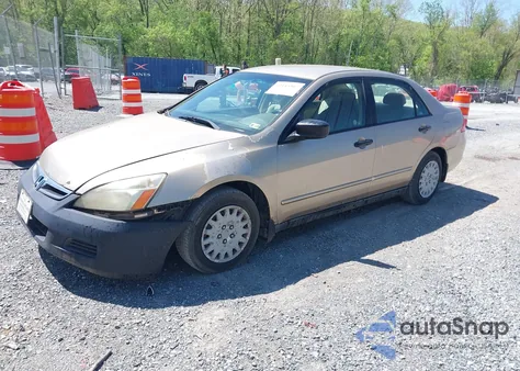 2006 Honda Accord 2.4 Vp из США, поврежденный, VIN 1HGCM56146A032016